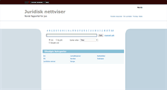 Desktop Screenshot of juridisk.net